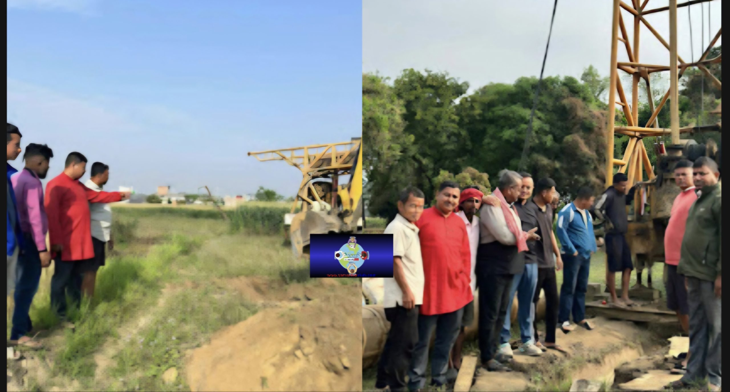 चन्द्रपुर–६ मा सिँचाइका लागि डिप बोरिङ निर्माण कार्य सुरु, स्थानीय किसान हर्षित
