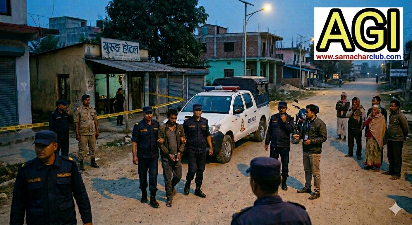 निजगढको गुरुङ होटलमा एक युवतीको शंकास्पद मृत्यु,संगै बसेका दुई युवक प्रहरी अपरेशनपछि पक्राउ