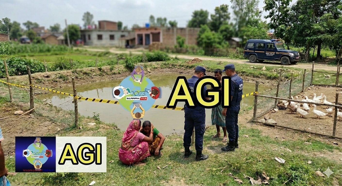हाँस पाल्ने पोखरीमा नुहाउने क्रममा २ बालिकाको मृत्यु