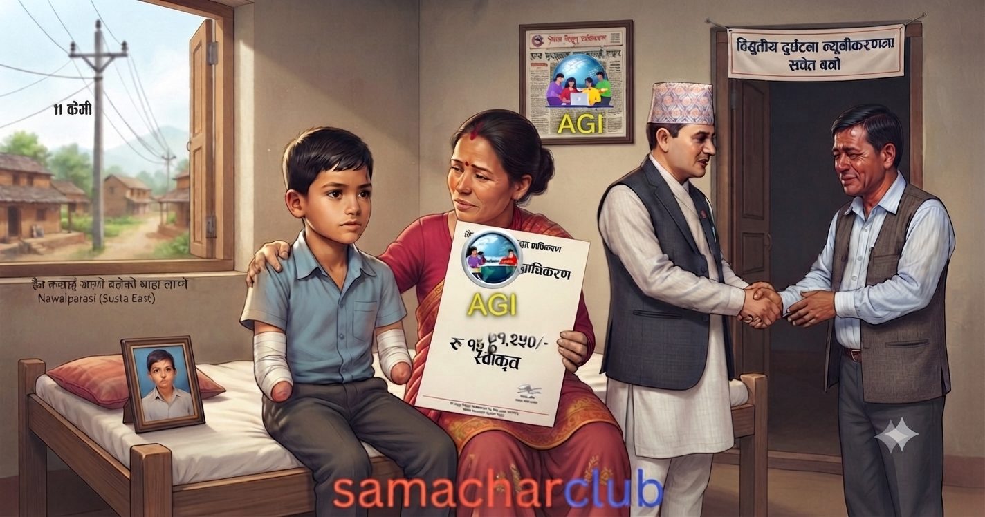 विद्युत् प्रसारण लाइनको तार छुँदा दुवै हात गुमाएका बालकलाई १५ लाख ७१ हजार क्षतिपूर्ति