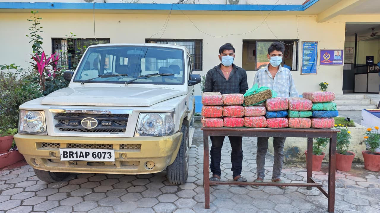 मकवानपुरमा ४२ किलो गाँजासहित दुई भारतीय नागरिक पक्राउ