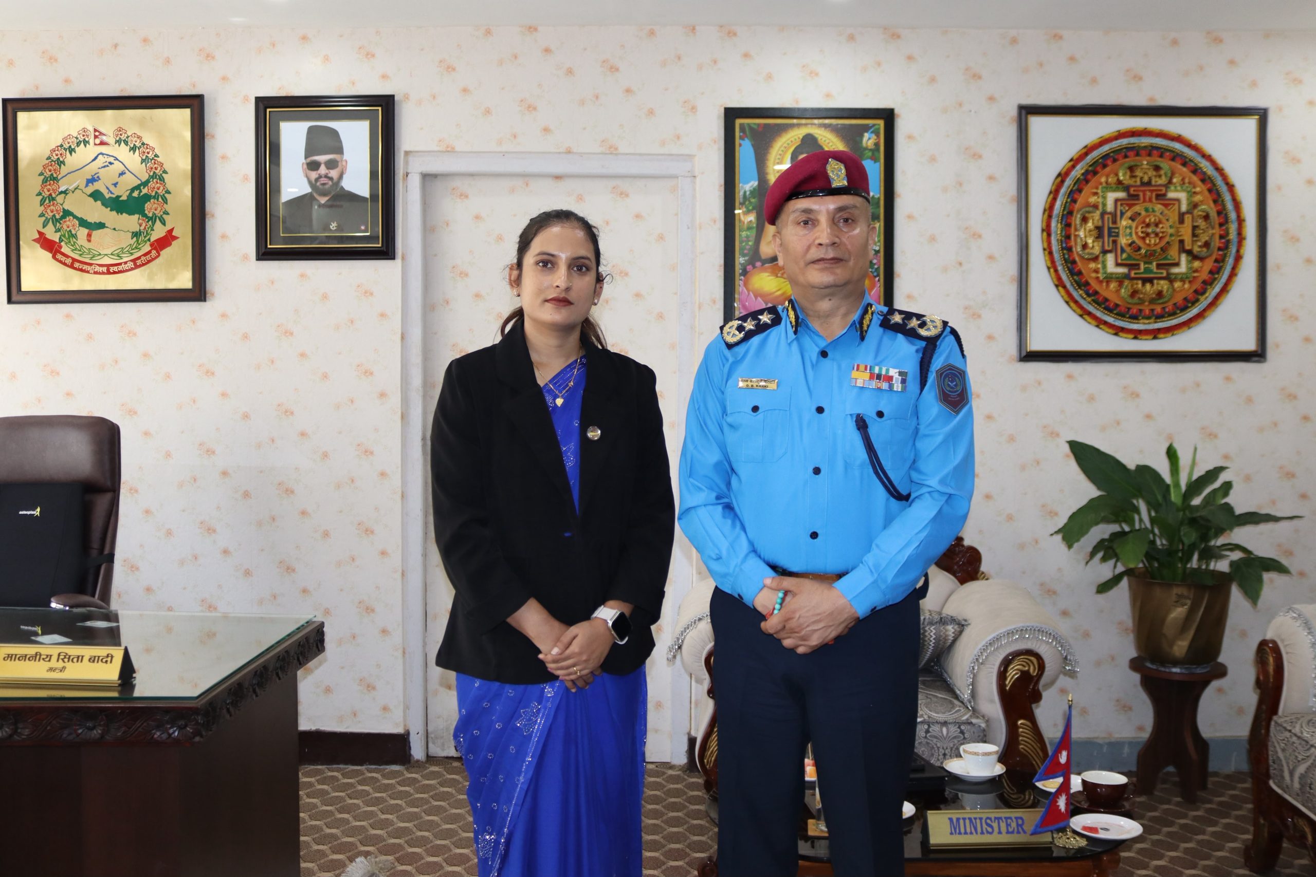 जातीय छुवाछुत नियन्त्रण र सीमान्तकृतको सुरक्षामा मन्त्री बादी र आईजीपी कार्कीबीच छलफल
